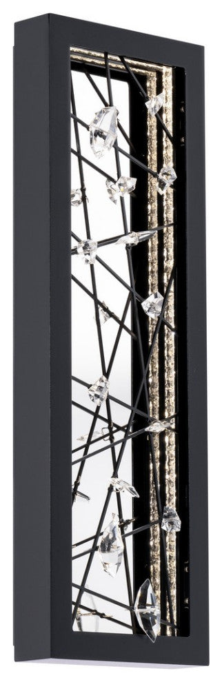 Dreamcatcher LED Outdoor Wall Sconce in Black