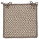 Colonial Mills Chair Pad Natural Wool Houndstooth Latte Chair Pad