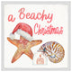 "A Beachy Christmas" Framed Painting Print, 32x32