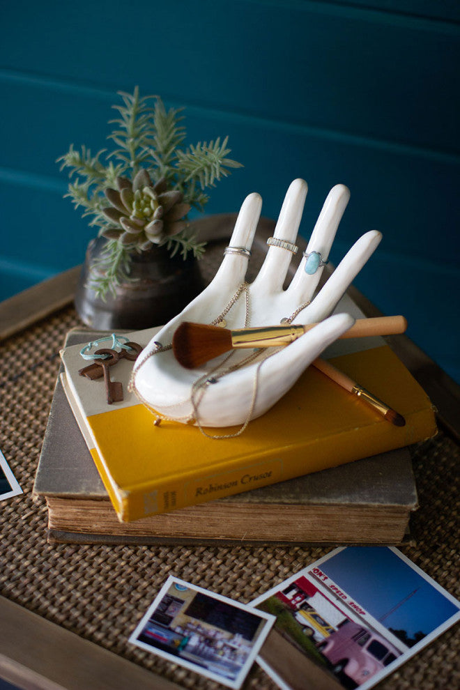 Kalalou Cdv2060 Ceramic Hand Ring Holder