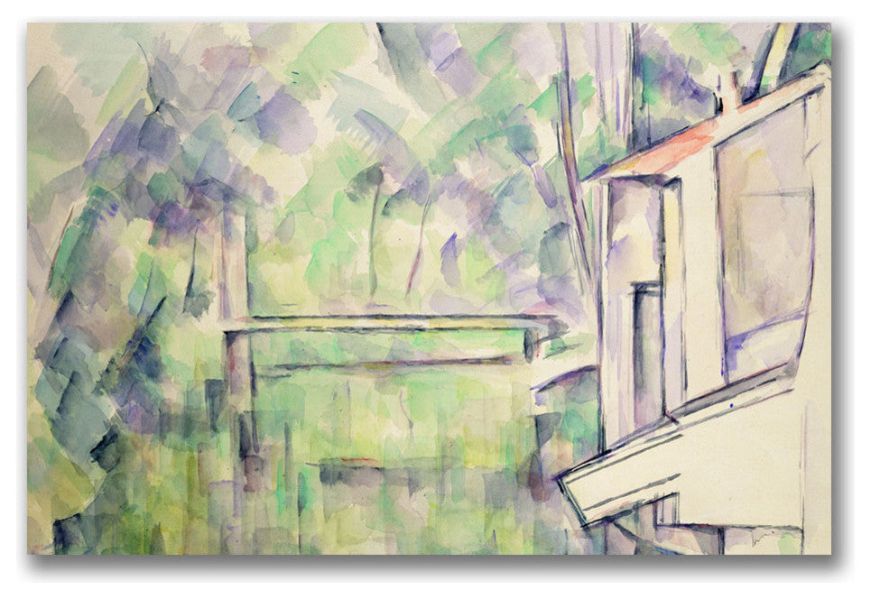 ''Mill on the River, 1900'' Canvas Art by Paul Cezanne