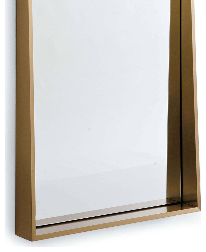 Gunner Mirror, Natural Brass