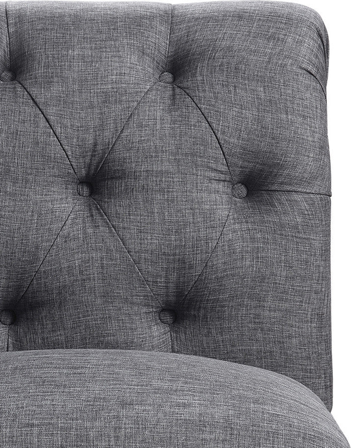 LaGuardia Slipper Chair, Gray