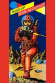 Wind-Up Moon Astronaut- Gallery Wrapped Canvas Art 28" x 42"