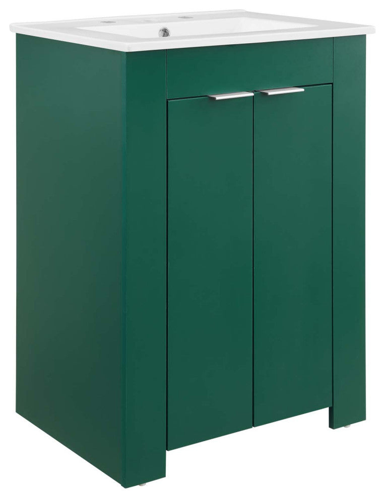 Maybelle 24" Bathroom Vanity-Green White