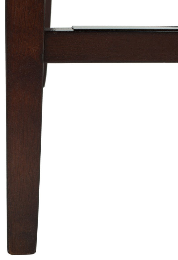 Safavieh Taylor Bar Stool, Beige/Espresso