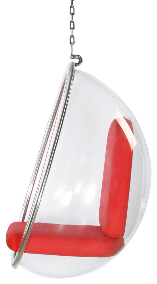 Modern Classics Balloon Hanging Chair, Red