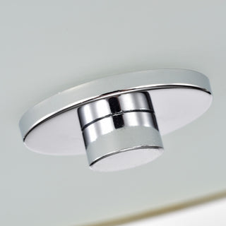 CHLOE Lighting BRONX Transitional 2-Light Chrome Semi-Flush Fixture