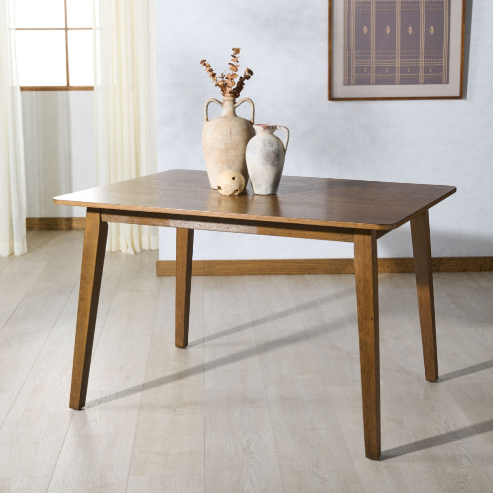 Safavieh Couture Bellalexa 48" Wood Dining Table, Medium Oak