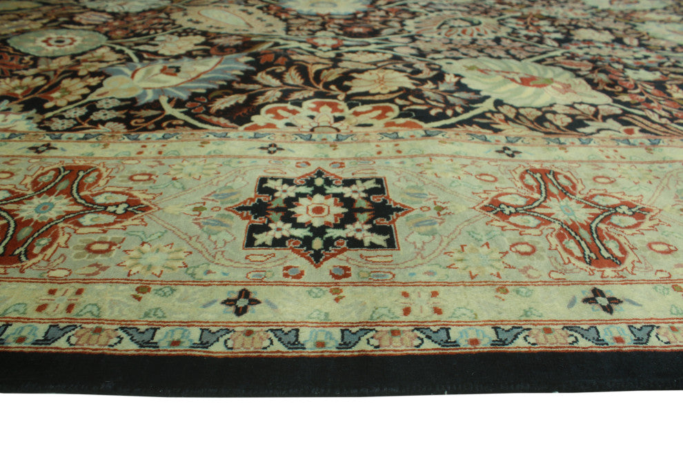 Pak-Persian Dulani Black Rug