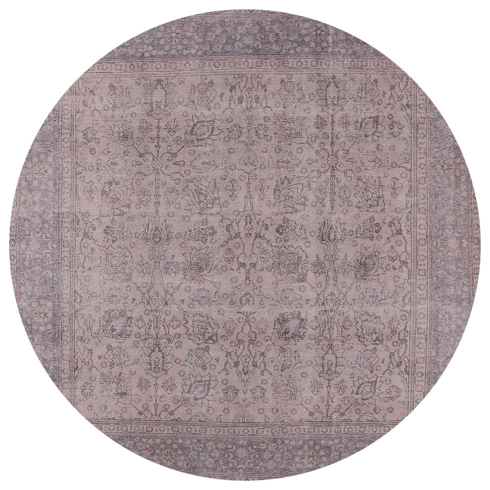 Ahgly Company Indoor Round Mid-Century Modern Area Rugs, 3' Round