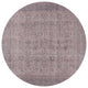 Ahgly Company Indoor Round Mid-Century Modern Area Rugs, 3' Round