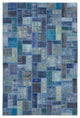 Rug N Carpet - Hand-Knotted Turkish 6' 7" x 9' 9" Vintage Patchwork Area Rug
