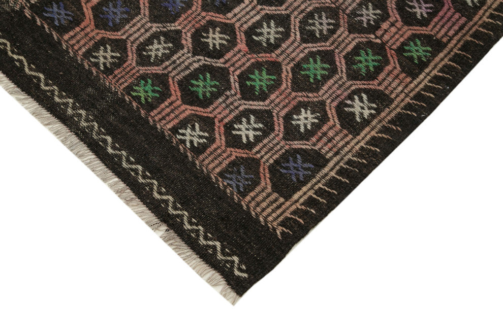 Rug N Carpet - Hand-knotted Turkish 6' 8'' x 9' 10'' Vintage Wool Kilim Rug