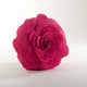 Round Felt Flower Decorative Pillow, Fuchsia, 13"x13"