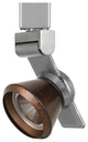 12W LED Track Fixture, Cone Rust