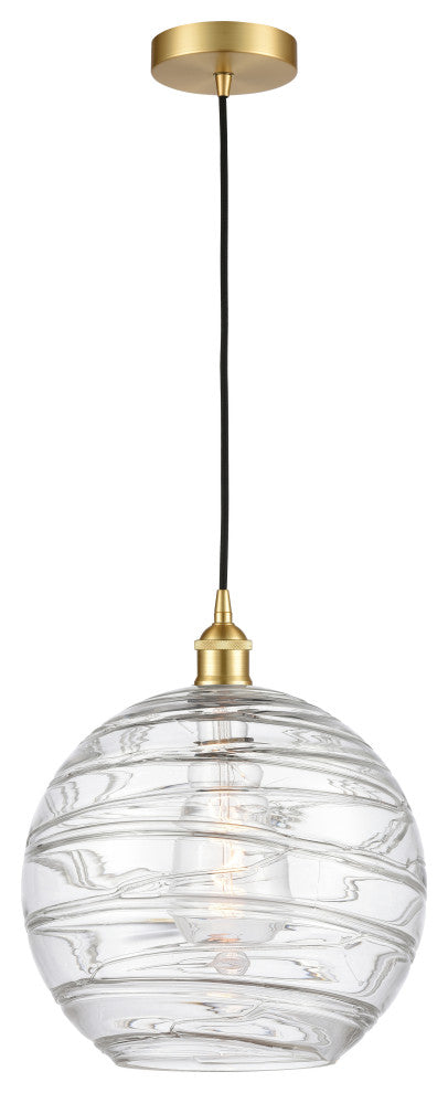 Innovations 616-1P-SG-G1213-12-LED 1-Light Mini Pendant, Satin Gold