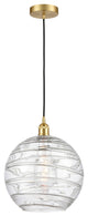Innovations 616-1P-SG-G1213-12-LED 1-Light Mini Pendant, Satin Gold