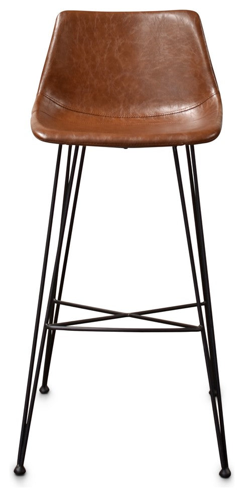 Oda Stool, Brown, Bar Height