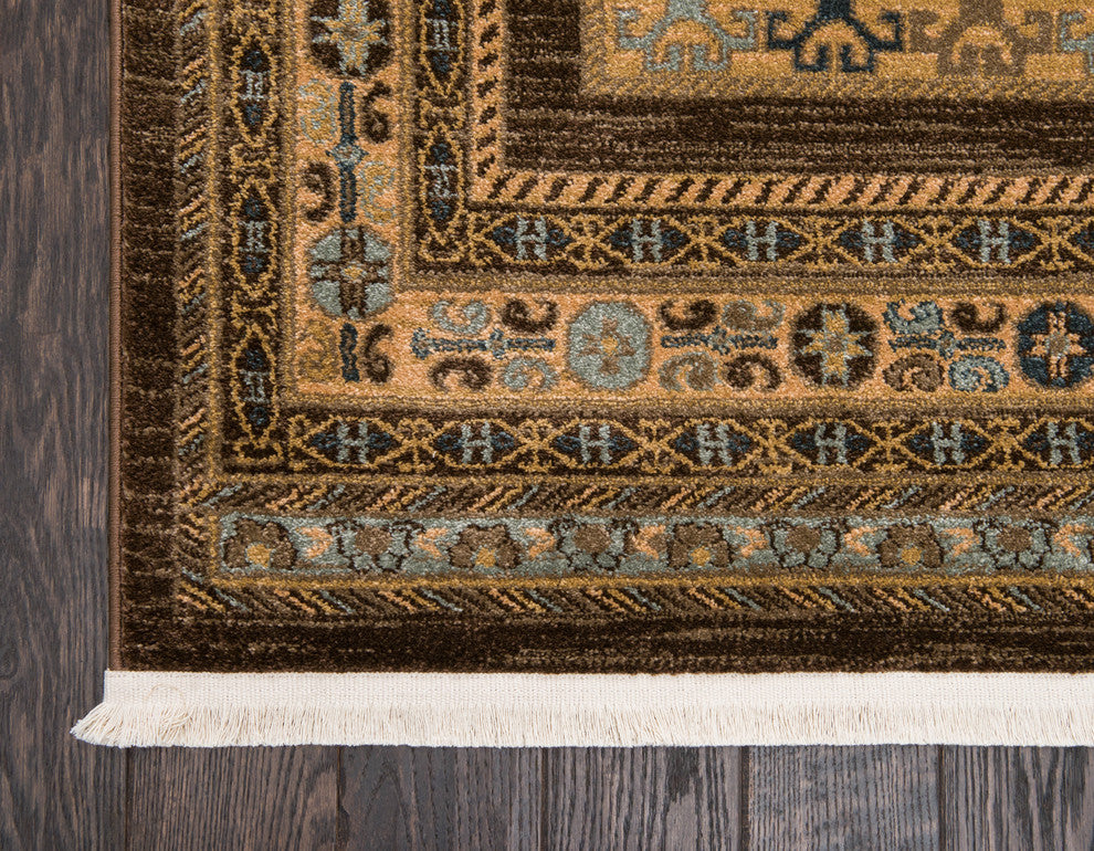 Unique Loom Brown Pasadena Fars 3' 3 x 5' 3 Area Rug
