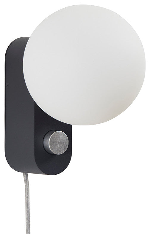 Alumina Table Lamp Charcoal with Sphere IV US