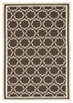 Dhurries Brown Area Rug DHU545A - 6'' x 6'' Round