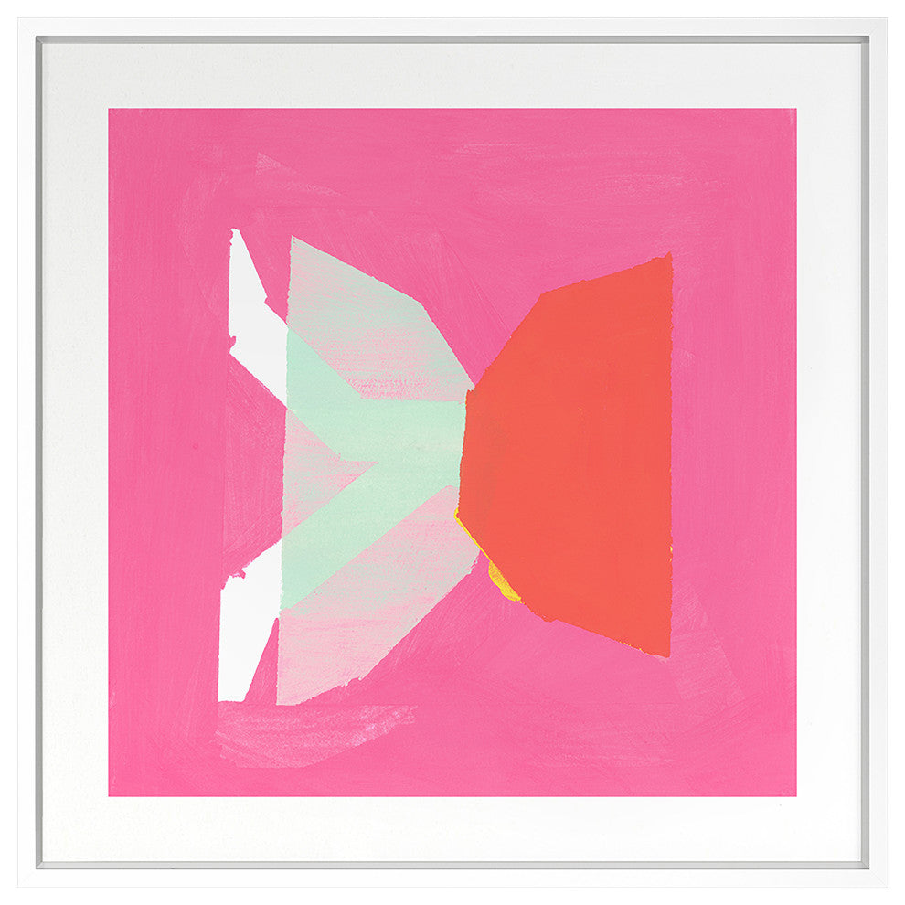 Electric Fine Art Print, White, 20"x20"