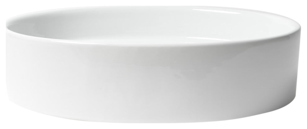 Alfi Brand Abc911 White 22" Oval Above Mount Ceramic Sink