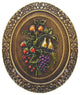 Fruit Bouquet Knob Hand-Tinted Antique Brass, Brass Hand Tinted