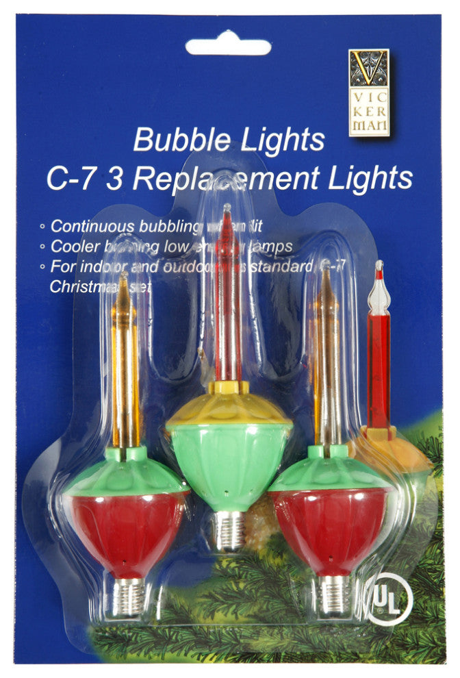 Vickerman V490773 C7 Multi-Colored Bubble Replacement Bulb