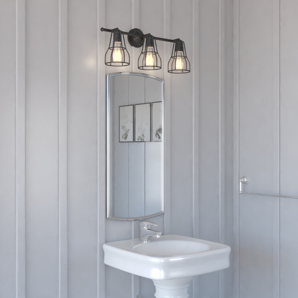 Clybourn 3-Light Adjustable Vanity Oil Rubbed Bronze