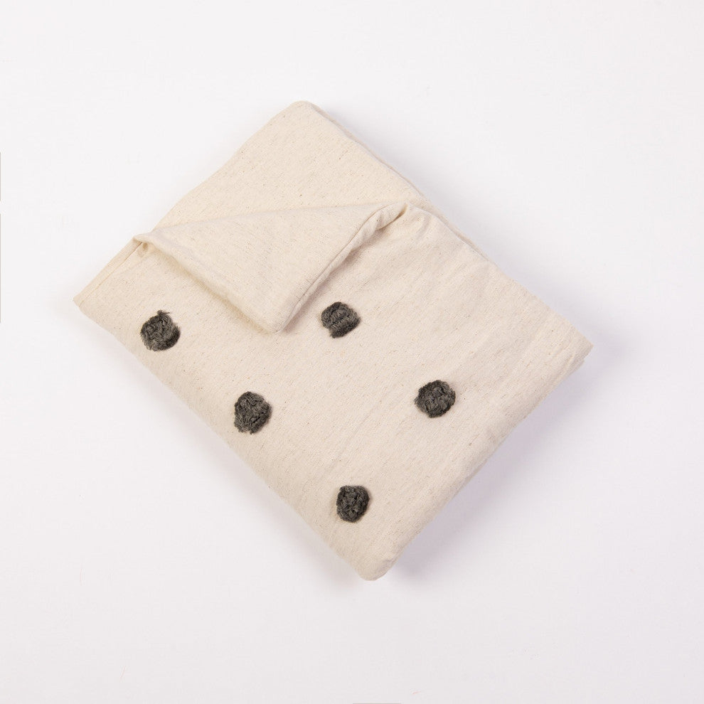 Ada Jaquard, Duvet Cover, Grey Queen