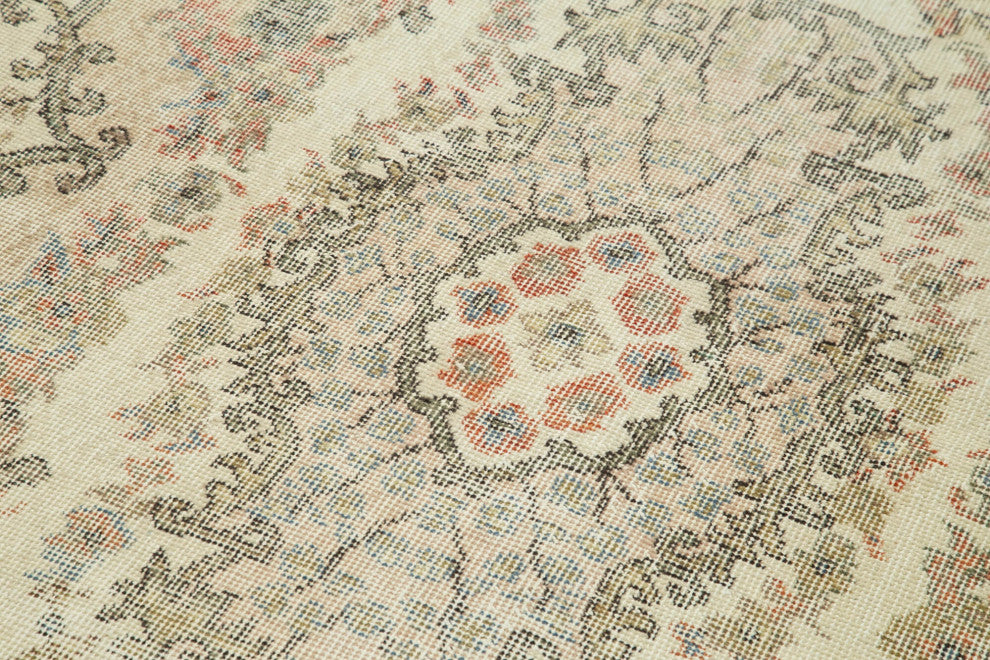 Rug N Carpet - Handmade Turkish 3' 9" x 8' 5" Low Pile  Small Area Rug