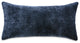 The Smith 13"x24" Oblong Chenille Pillow, Set of 2, Midnight