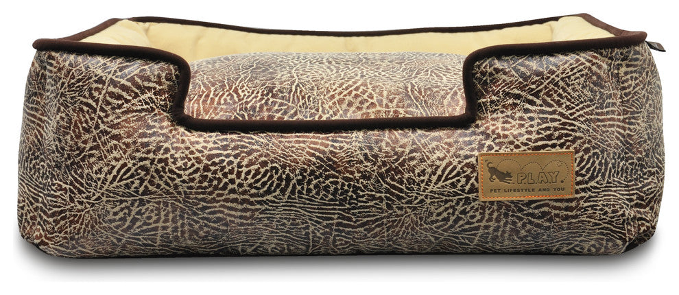 Lounge Bed Savannah, Brown, Small