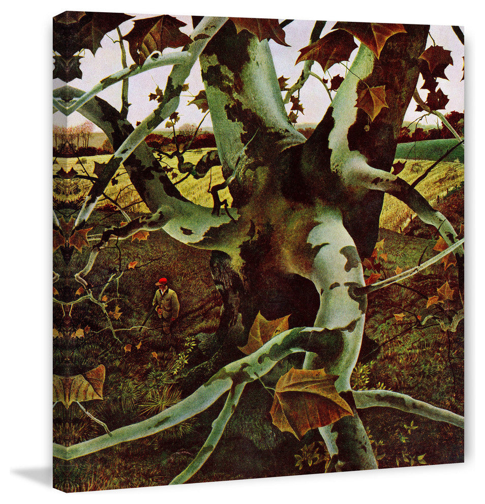 "Sycamore Tree" Painting Print on Wrapped Canvas