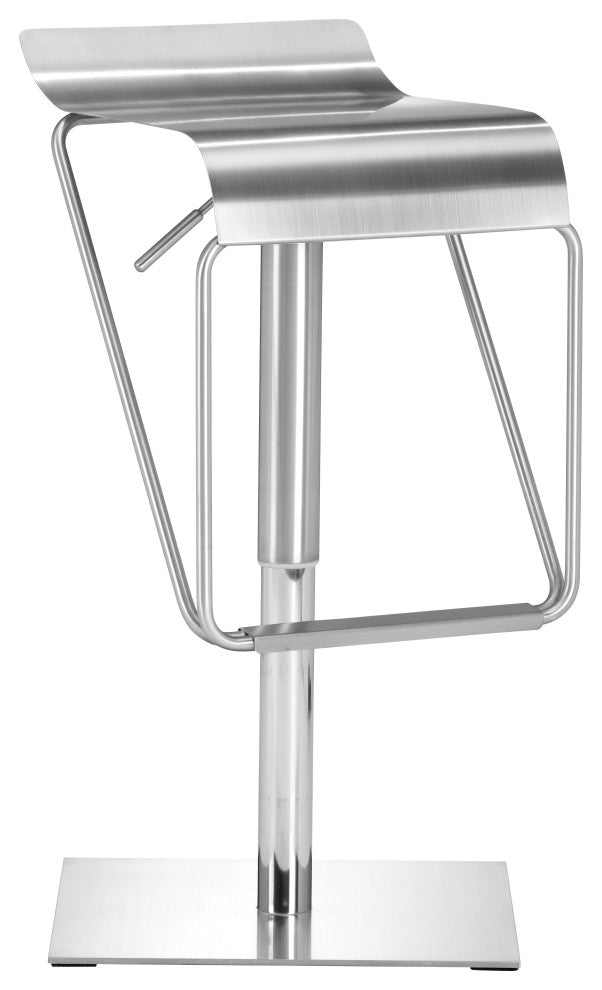 Dazzer Barstool Brushed Stainless Steel