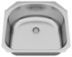 Blue Ocean 23 1/4" KSS861 16 Gauge Stainless Steel Undermount Kitchen Sink