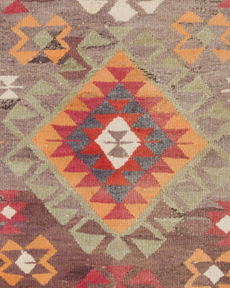 Vintage Turkish Kilim Runner 3' 2" x 12' 6", 38 in. x 150 in.