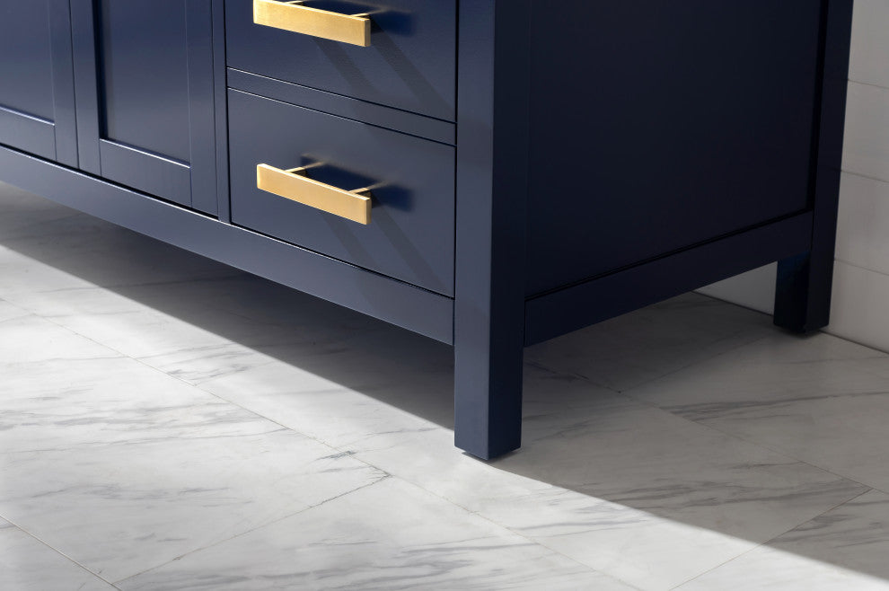 Valentino Single Vanity, Blue, 54"