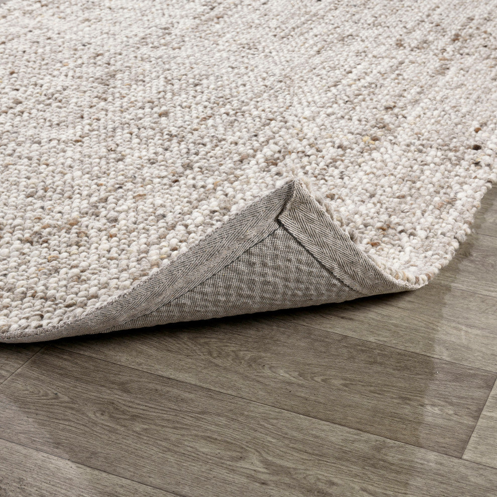 Lynwood Wool Area Rug by Kosas Home, Natural, 8x10