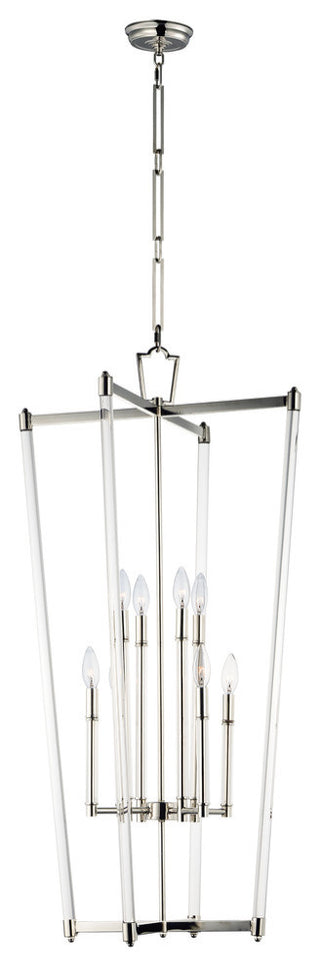 Maxim Lighting Lucent 8-Light 42" Pendant, Polished Nickel