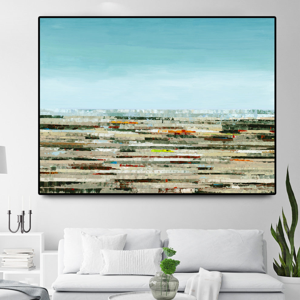 "Gradiation" Oversized Framed Canvas, 60" x 40"