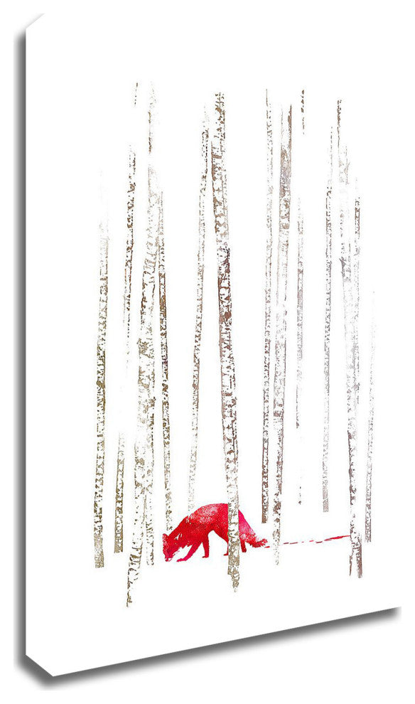 "There's Nowhere to Run" by Robert Farkas, Print on Canvas, 14"x26"