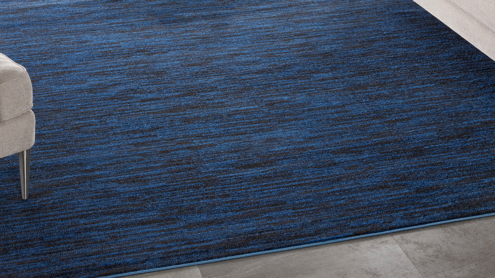 Nourison Essentials 9' x Square Midnight Blue Outdoor Area Rug