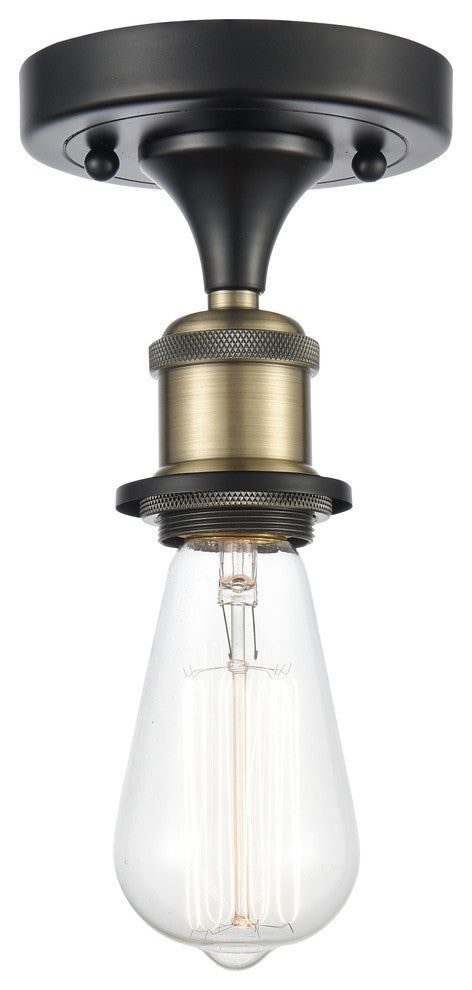 INNOVATIONS LIGHTING 516-1C-BAB Bare Bulb 1 Light Semi-Flush Mount