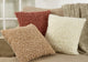 Faux Lamb Fur Throw Pillow, Ivory, 18", Cover Only