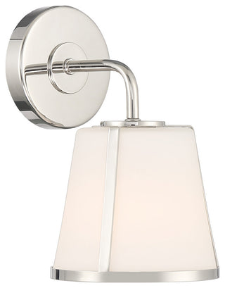Crystorama Lighting Group FUL-911 Fulton 10" Tall Bathroom Sconce - Polished
