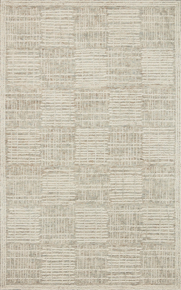 Loloi Tallulah Mist / Ivory 18" x 18" Sample Rug