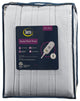 Serta Fleece to Sherpa Heated 50x60" Fleece Sherpa Electric Throw, L Grey
